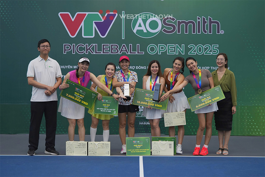 VTV A.O SMITH Pickleball Open 2025: Sân chơi gắn kết các doanh nhân
